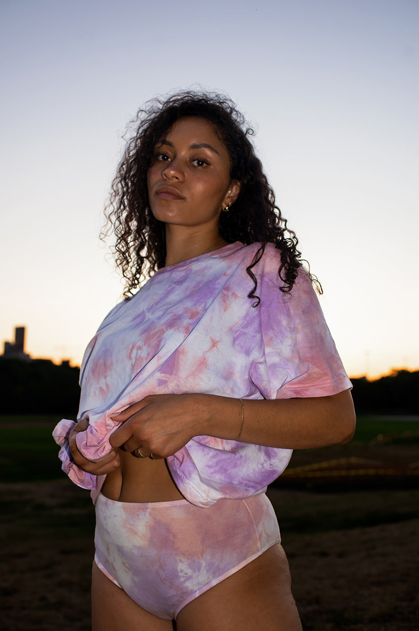 jackie tie dye sunset