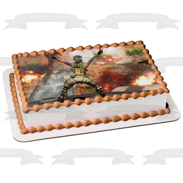 Apex Legends Octane Edible Cake Topper Image Abpid53434 A Birthday Place 7182