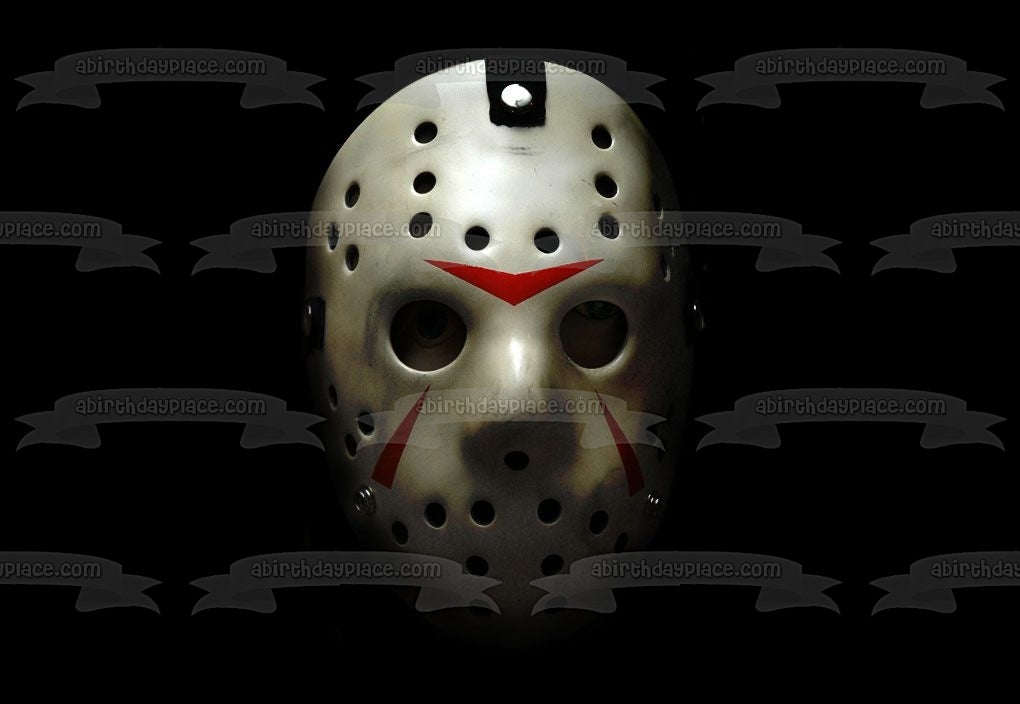 Jason Vorhees Friday 13th 8 INCH ICING Edible Cake Topper Decoration Halloween