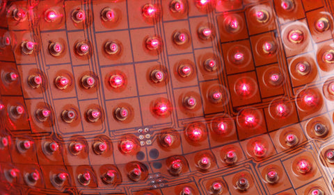 lasers shown in laser hair cap