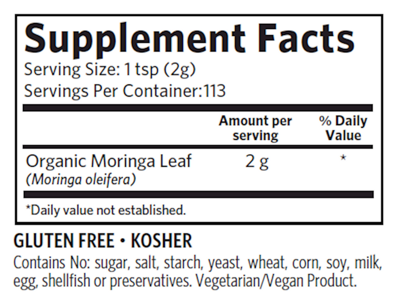 Moringa Leaf Powder 8 oz