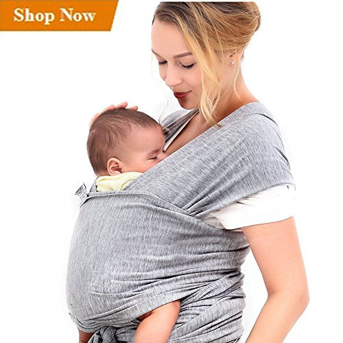 Vibrere bifald pakistanske Innoo Tech Baby Sling Carrier Natural Cotton Nursing Baby Wrap Suitabl