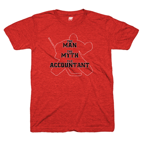 the accountant chicago hockey goalie shirt