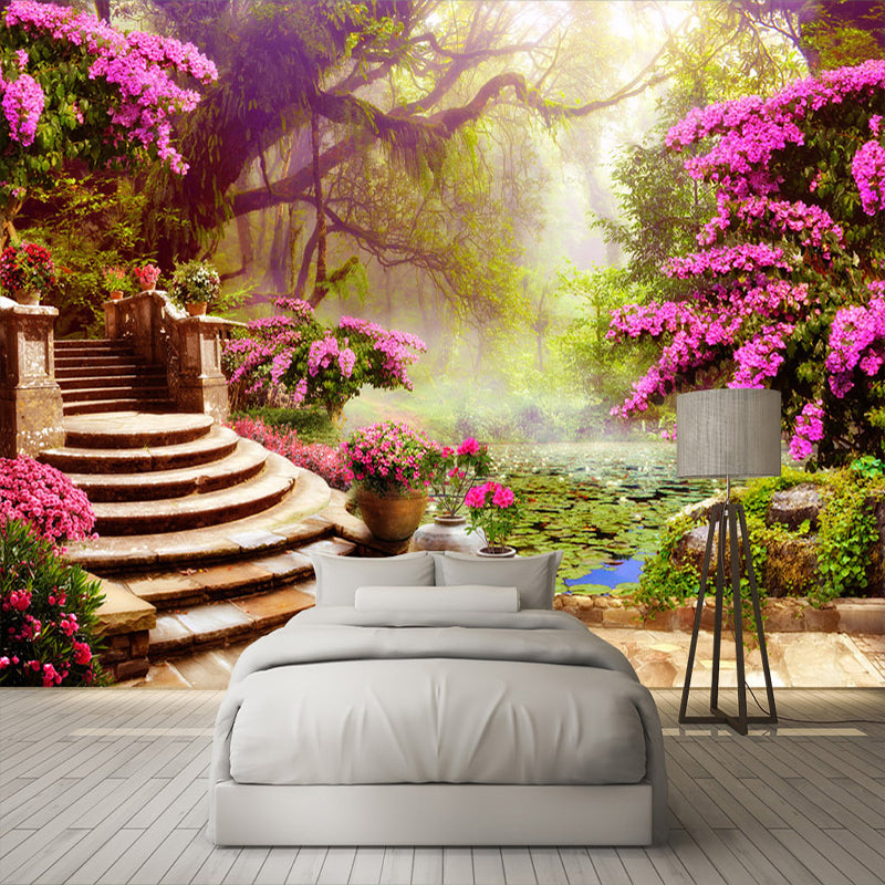 Custom 3D Wallpaper Mural Garden Forest Landscape Large | BVM Home