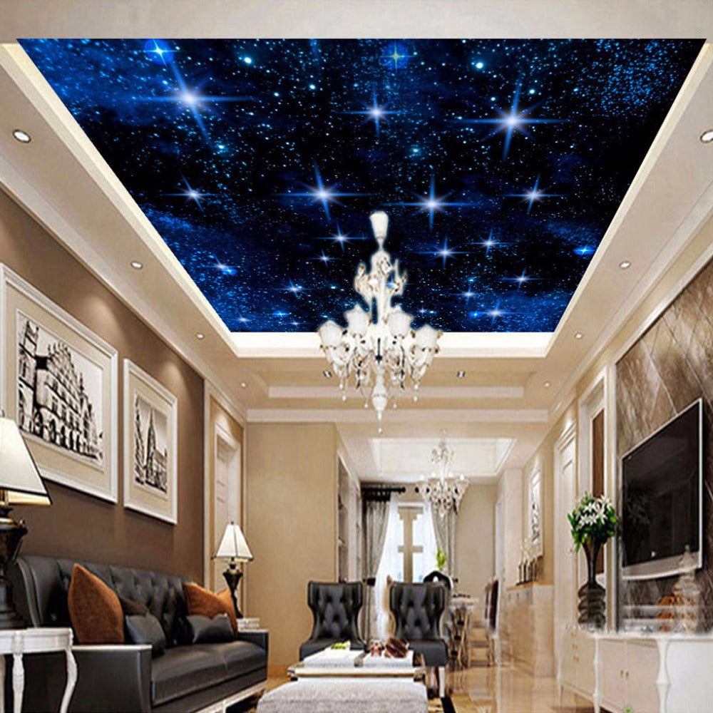 Custom Size Night Sky Ceiling Mural