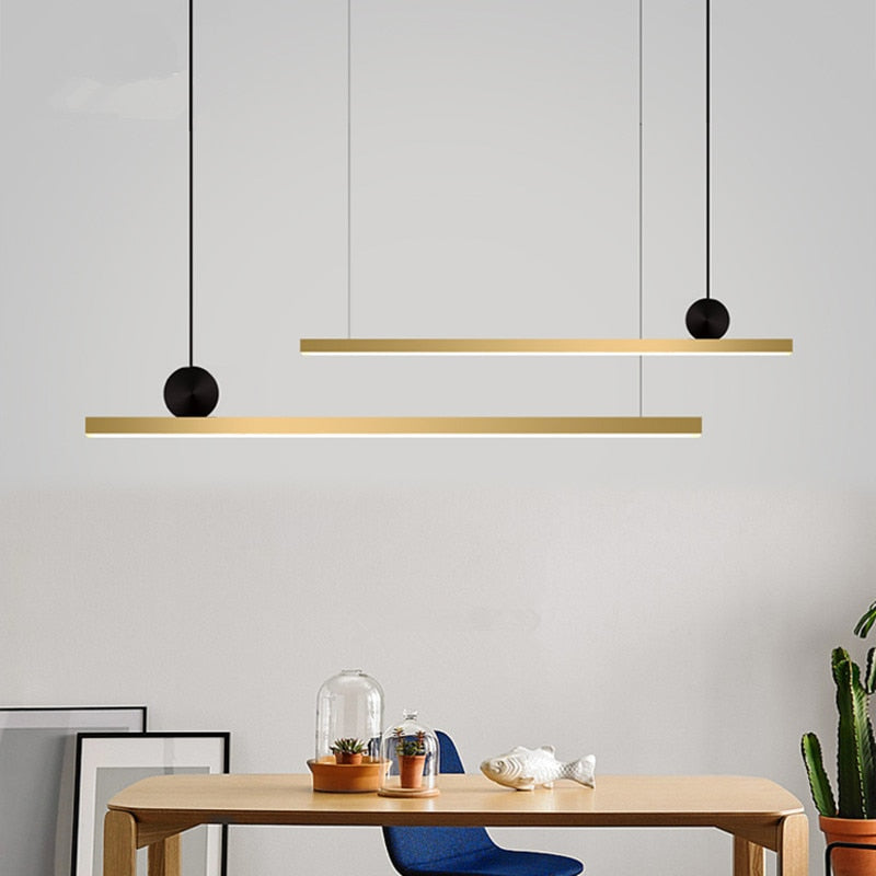 Nordic Led Modern Design Long Strip Light | Home