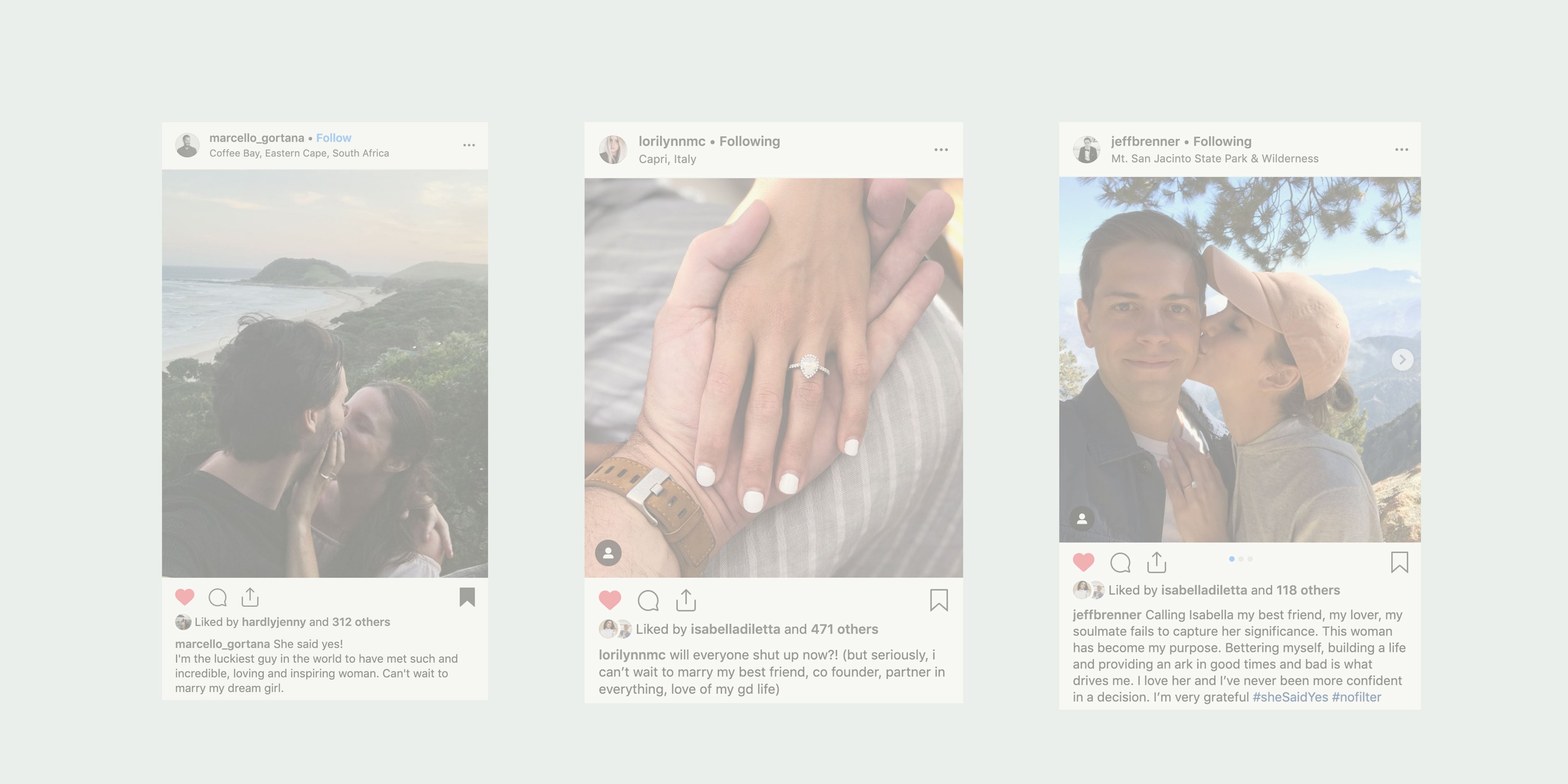 25 Instagram Captions to Announce Your Engagement | Couple