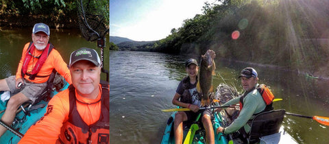 Matt Ball enjoying time on the water with his family