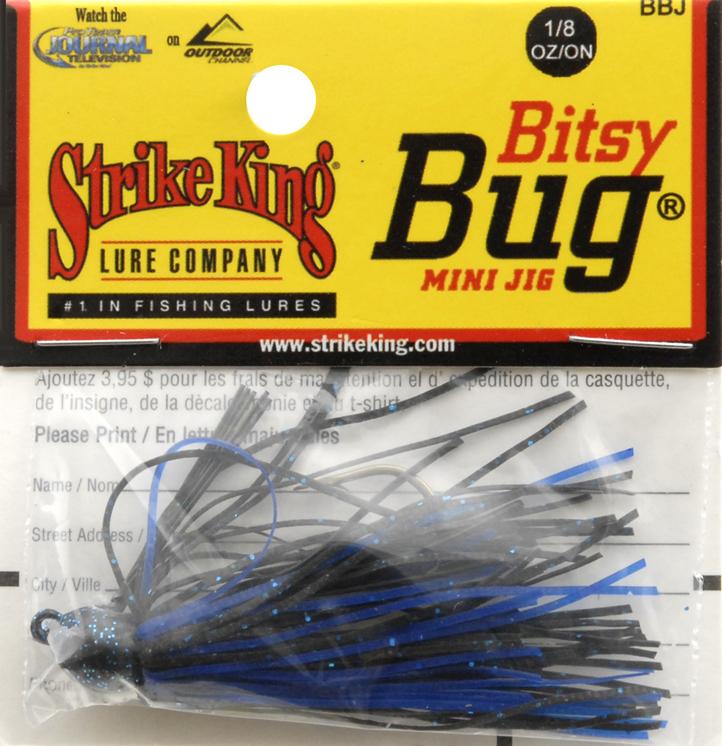 Strike King Bitsy Bug Mini Jig Fishing Lure