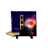 8x8 Rustic Slate Mackinac Fireworks