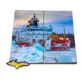 USCGC Mackinaw Drink Coaster Puzzle