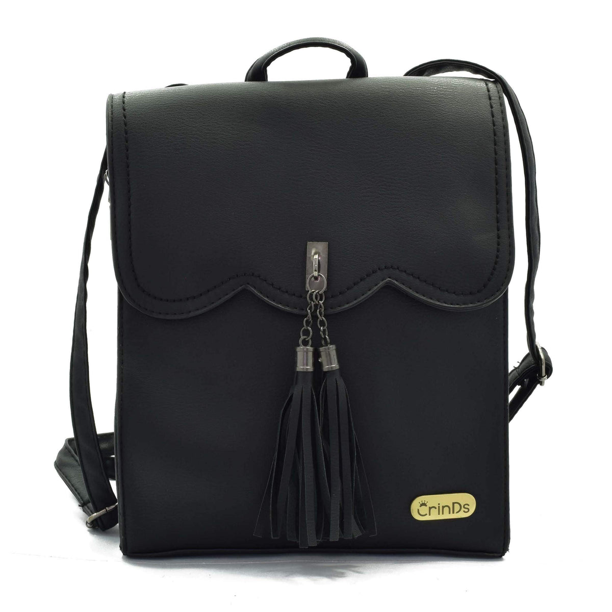 black backpack handbags