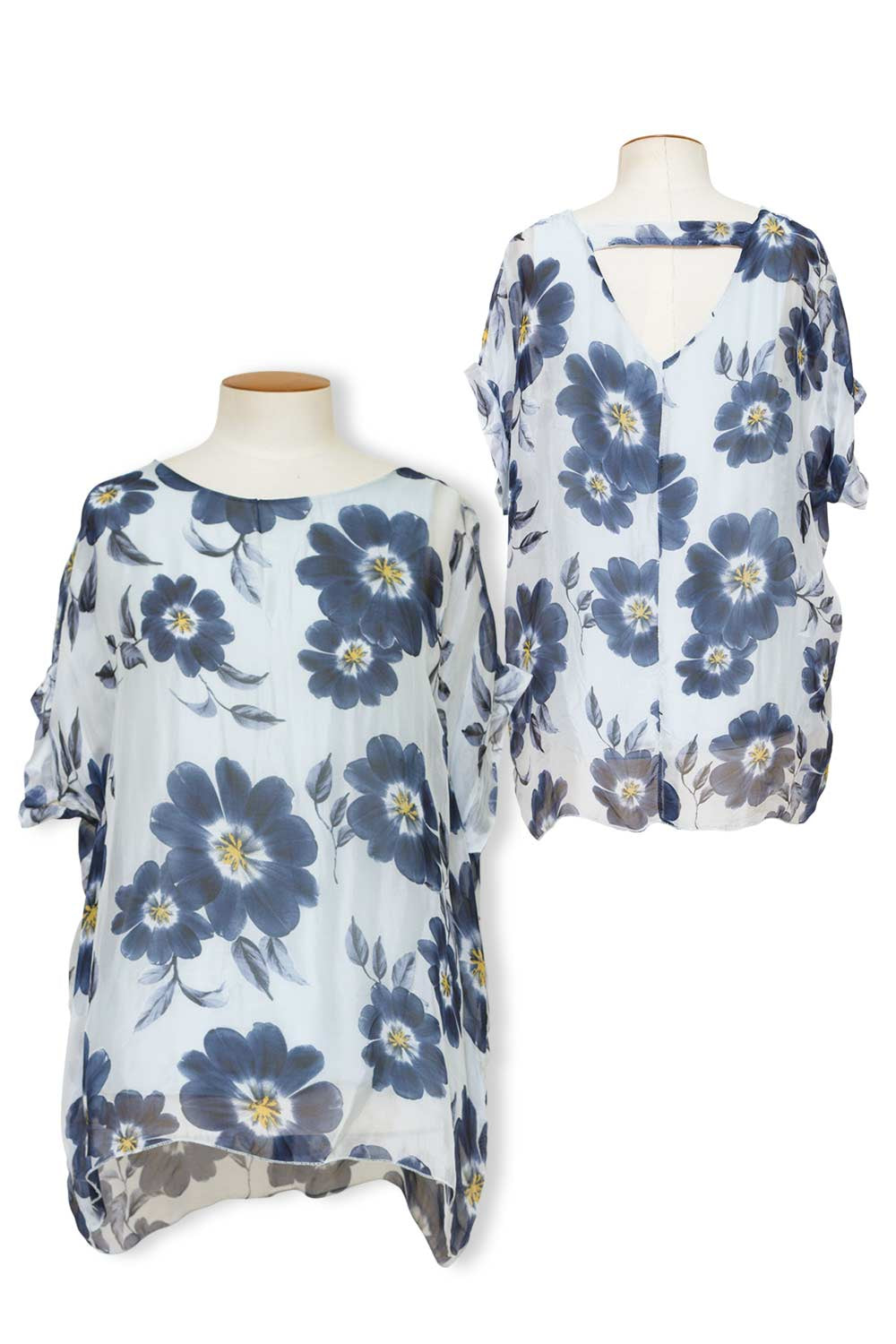 Made in Italy - 20/6693M Floral Top