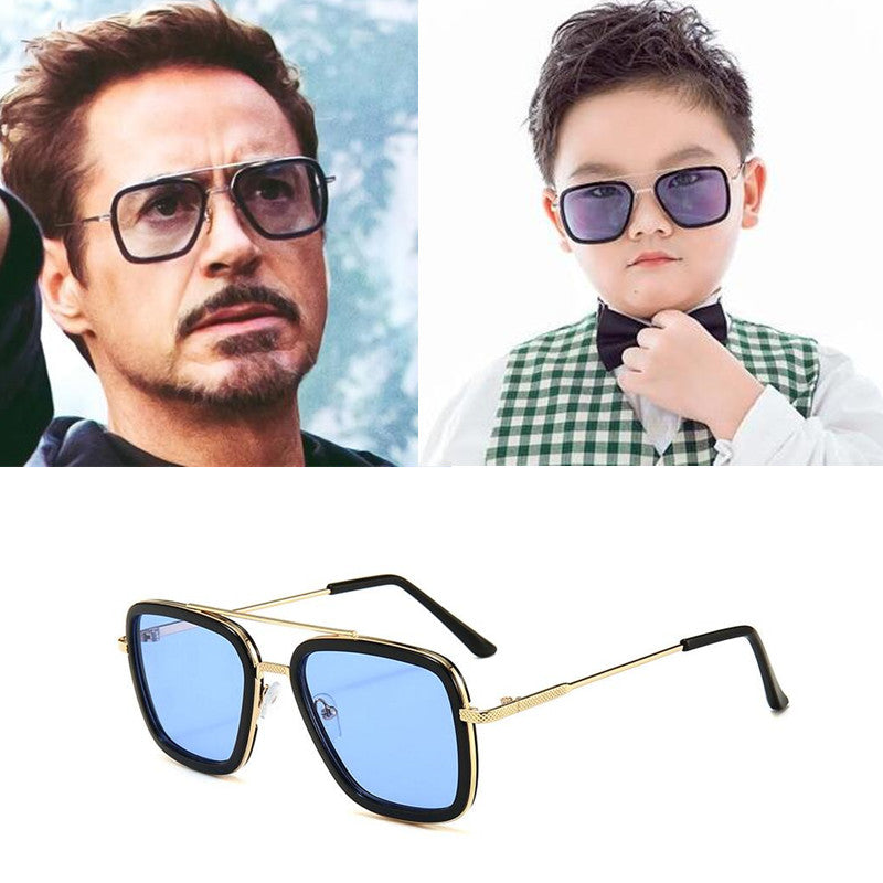 Lentes Tony Stark Kids Iron Man Sun Glasses