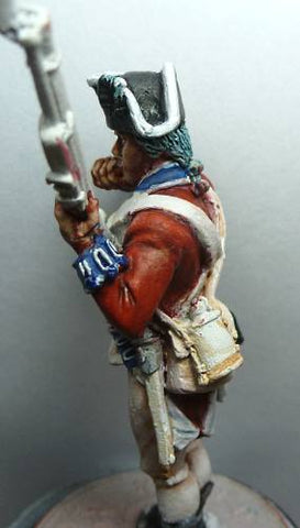 Wargames Figure Painting Project - 40mm AWI british Infantry Part 3 - Left Side View