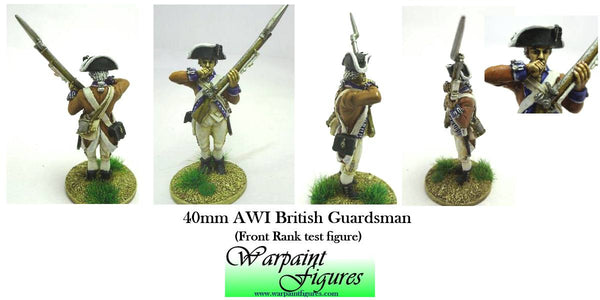 Painted 40mm Front Rank AWI British Infantry Guards