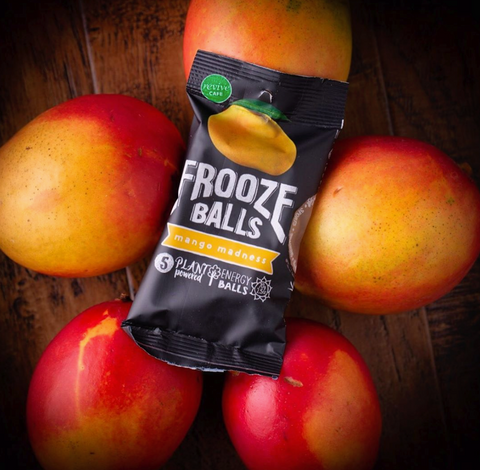 Frooze Balls Mango Madness Non-GMO Plant-based energy snacks