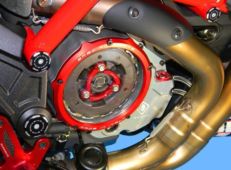 ducati monster clear clutch cover