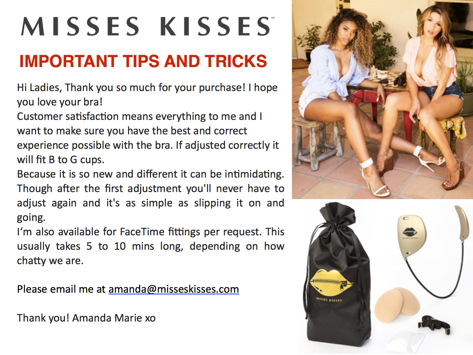 ALL-IN-ONE BRA? The truth about Misses Kisses Bra