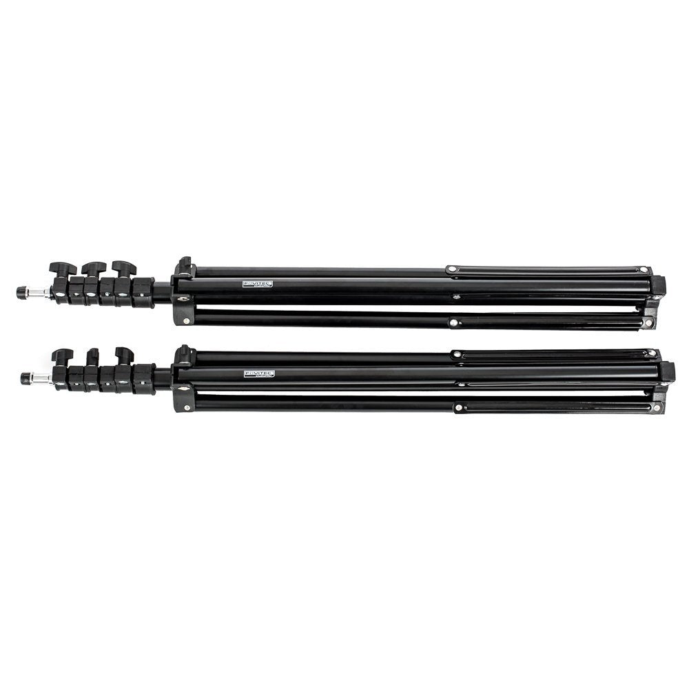 Fovitec StudioPRO - 2 x Daylight 600 LED Panel Kit with Stands, Barndoors & Case - Fovitec