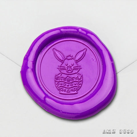 Bunny In Egg Wax Seal Stamp