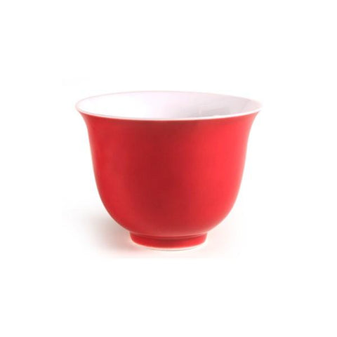 Ming Chinese Porcelain Teacup (RED) - Le Palais Des Thes