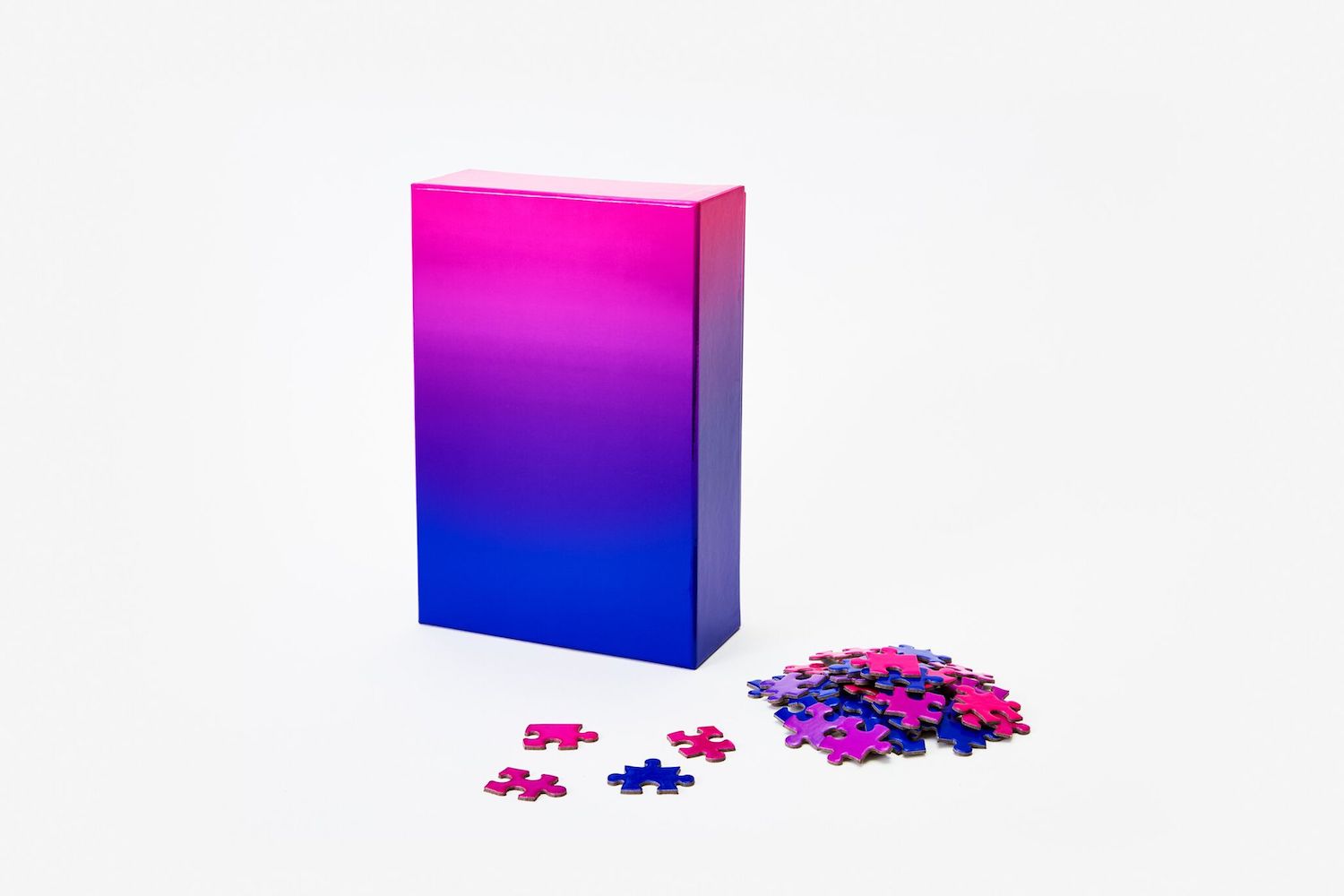 Gradient Puzzle - Blue/Pink - 500 pieces