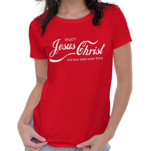 Enjoy Jesus Christ Tee Christian Strong 