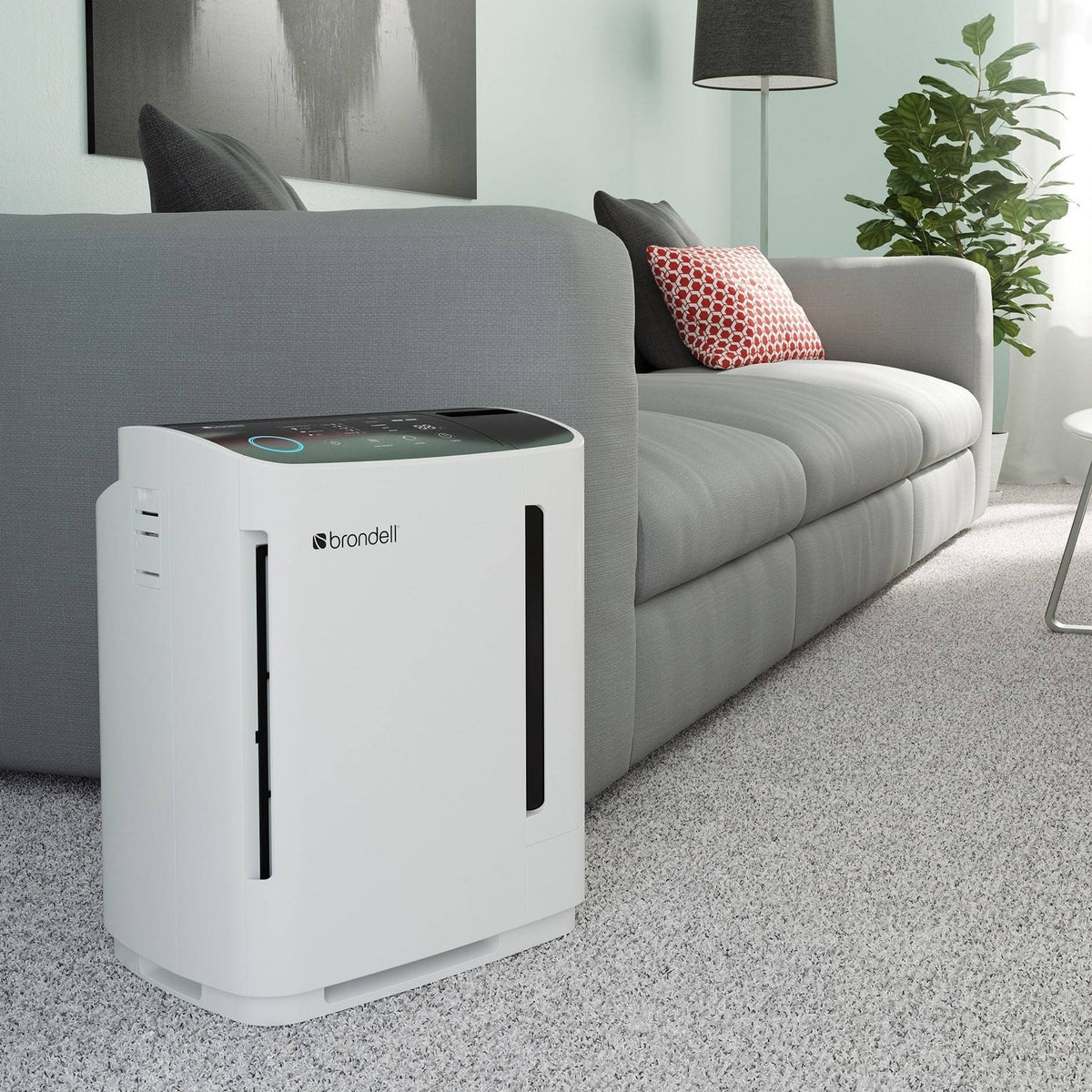 Brondell Revive PR50W True HEPA Air Purifier and Humidifier in White