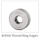 British Thread Ring Gages