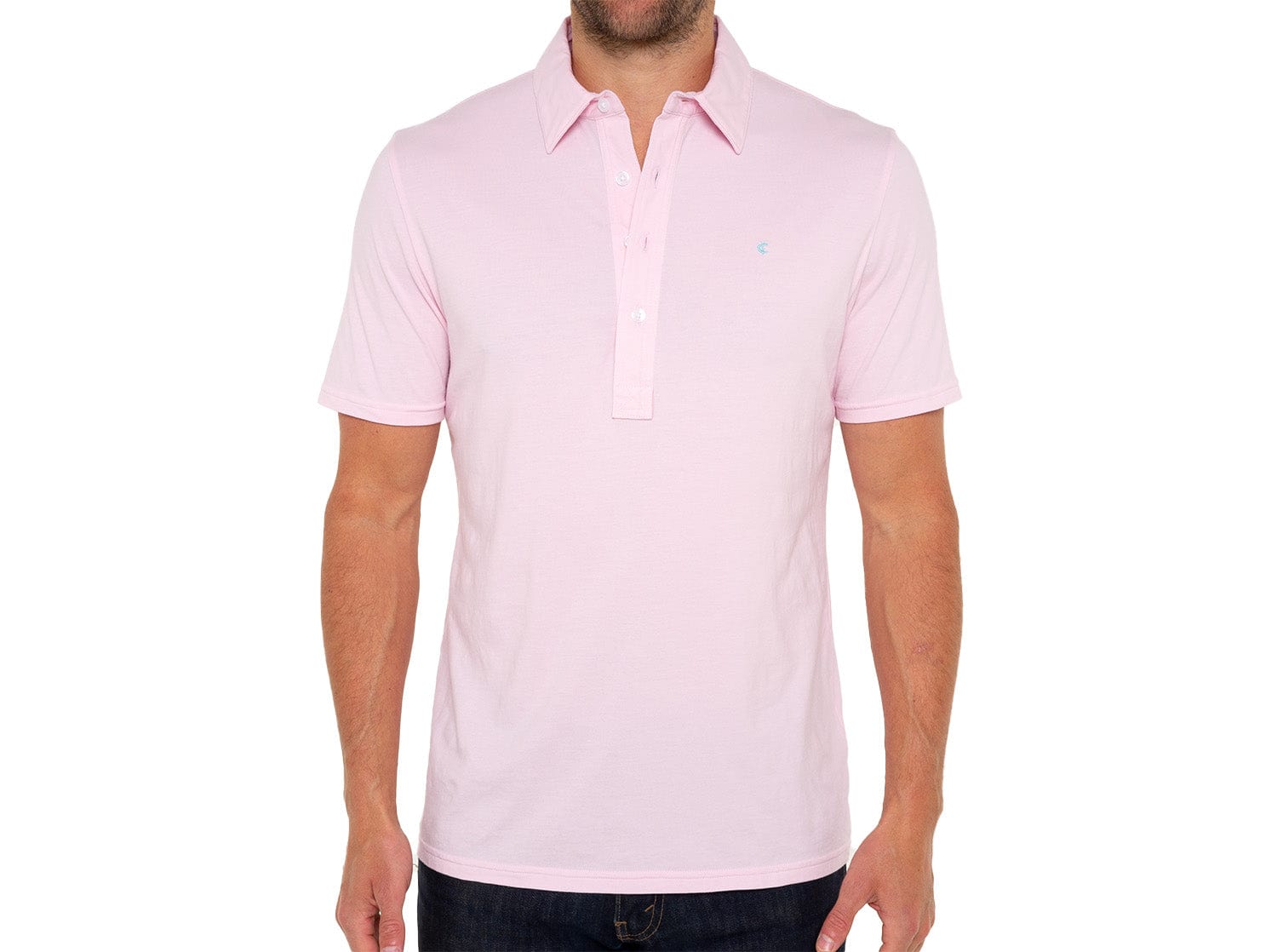 Handvol spelen worm Slim Fit Top-Shelf Range Polo - Icy Pink – Criquet Shirts