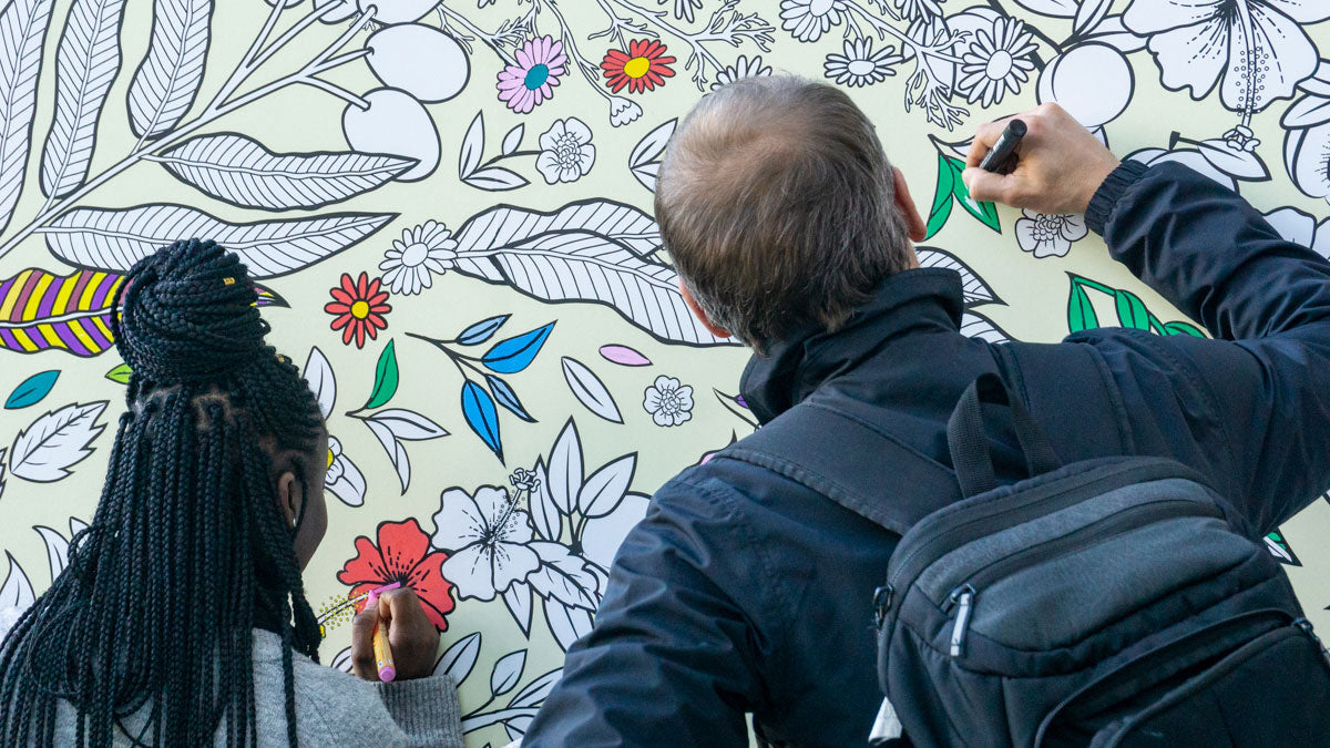 colouring wall in London