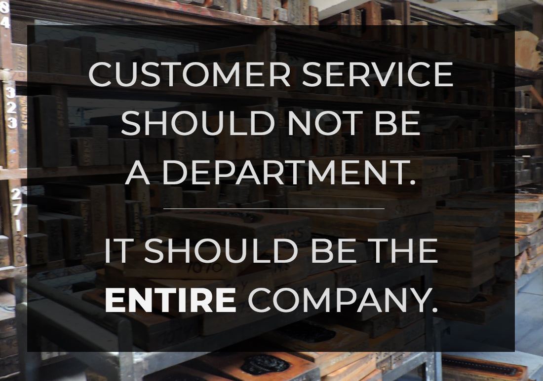 customer service quote with manufacturing warehouse background brockwell incorporated