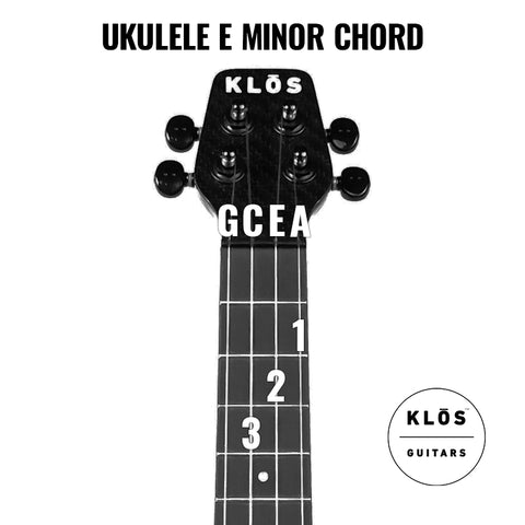 Ukulele E Minor Chord