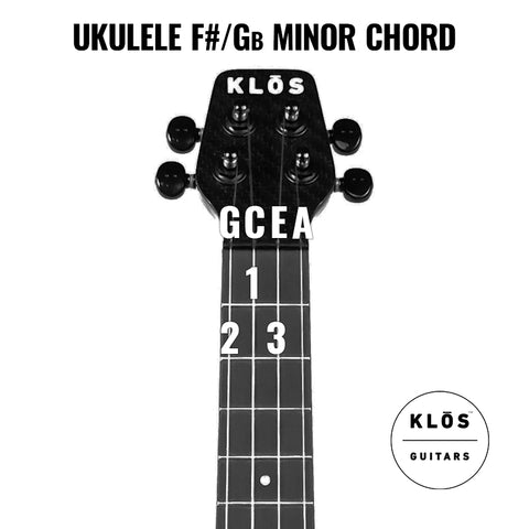 Ukulele F#/G Flat Chord