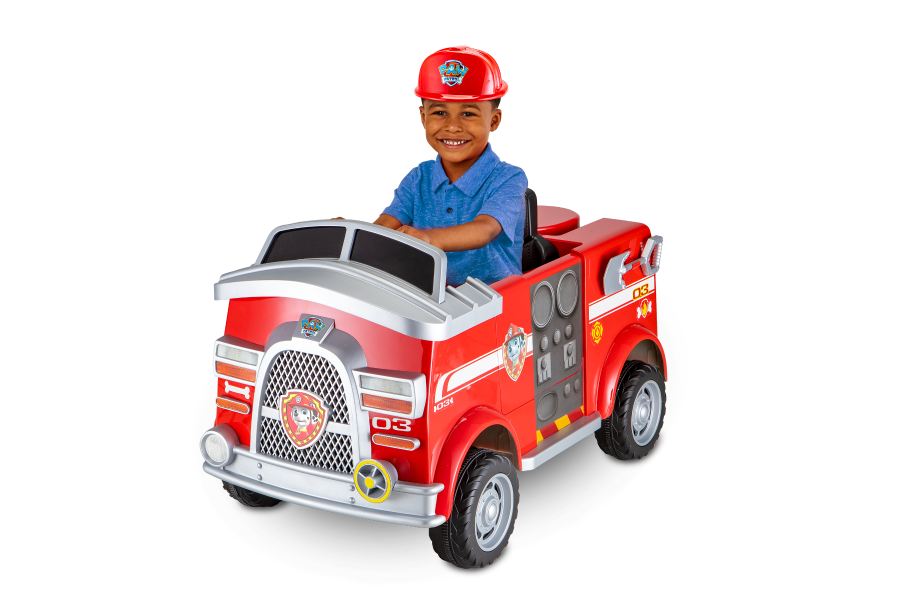 marshall ride on firetruck