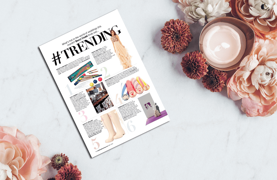 Spotted! Top Wedding Wellies in Wedding Magazine