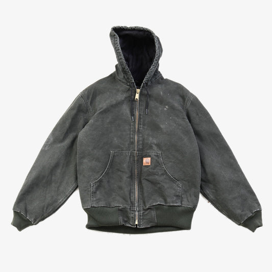 Active Hooded Jacket - Washed Green