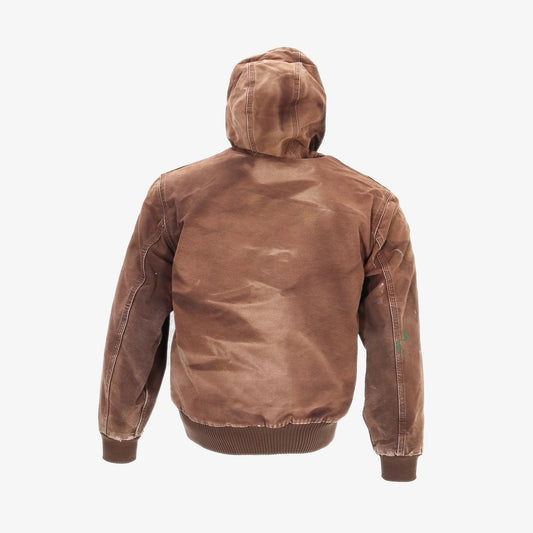 Active Hooded Jacket - Washed Brown