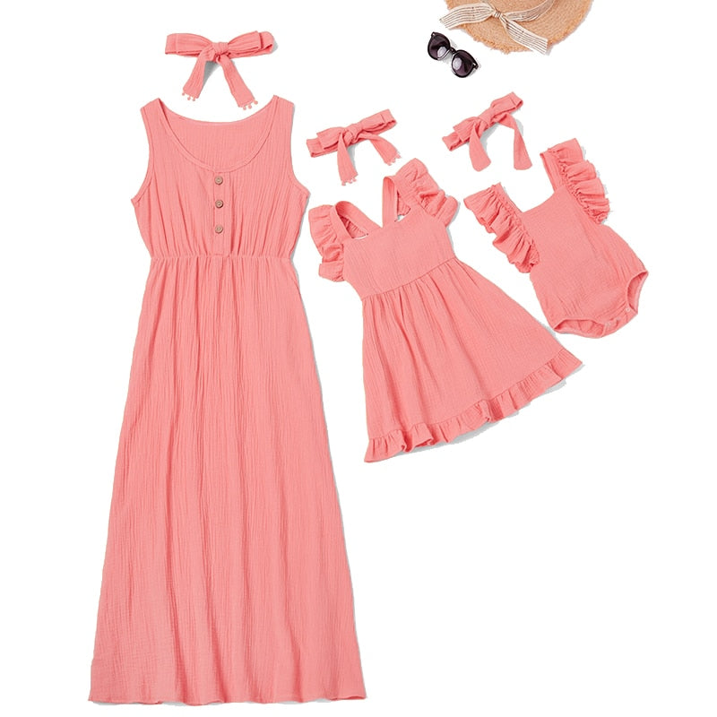 mom baby dress