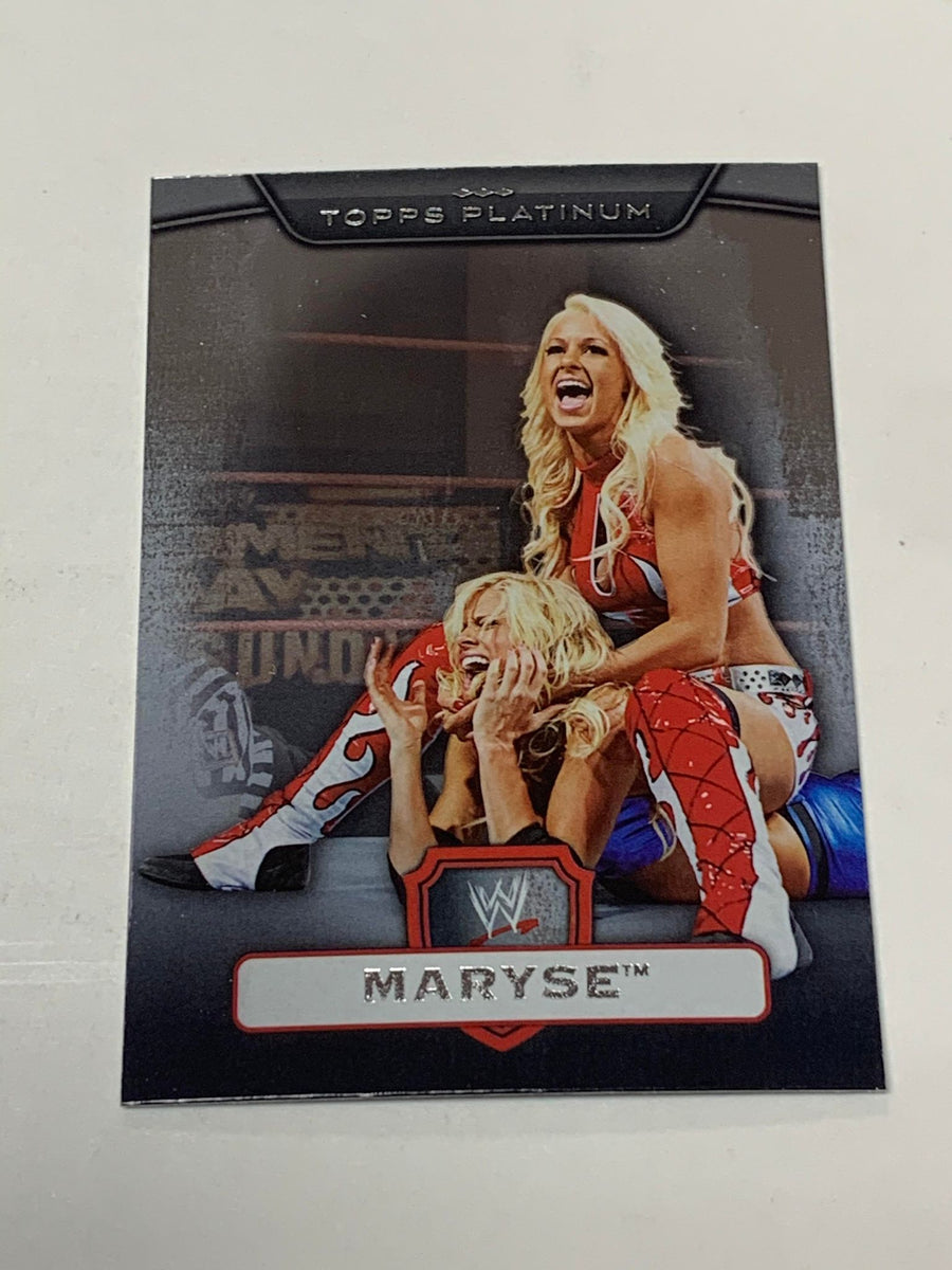 2010 Topps Platinum Rainbow Insert Wrestling Card WWE #54 Maryse 
