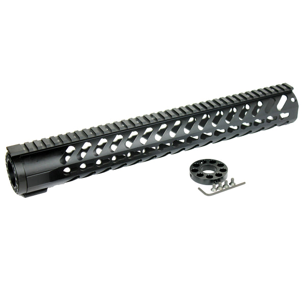 Hunting Scope Mounts And Accessories 4 7 10 15 Keymod Slim Handguard Free Float Quad Rail Aluminum 9734