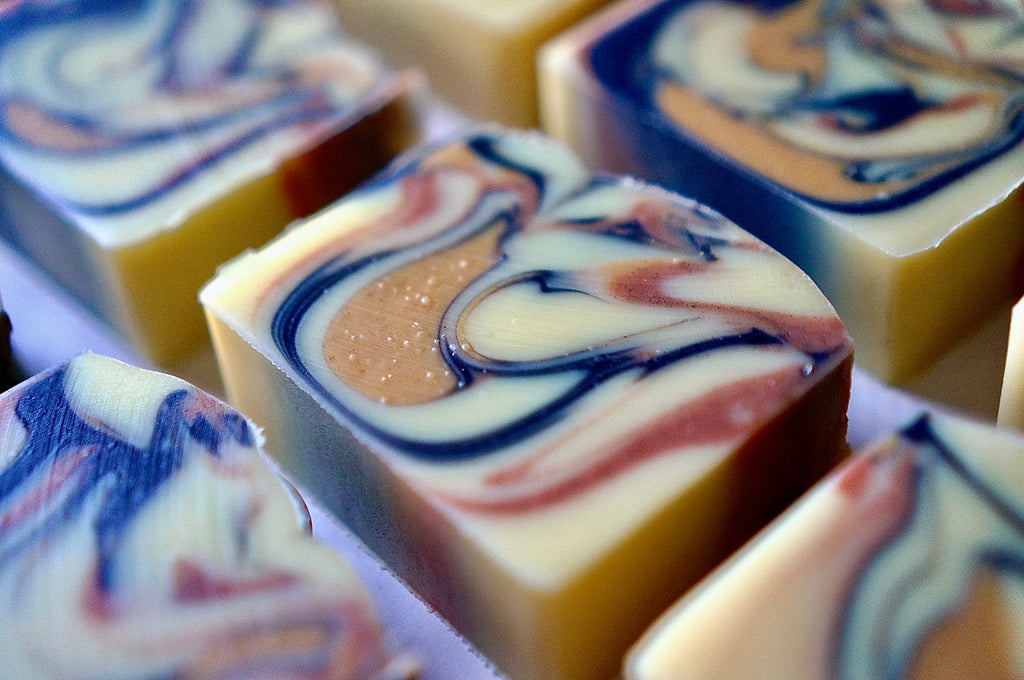 Clove Handmade Soap with beautiful swirls