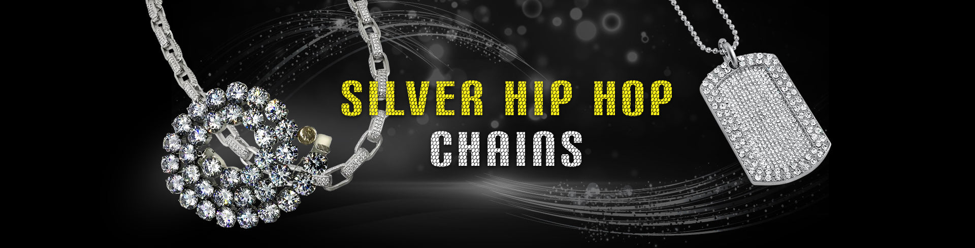 Silver Hip Hop Chains