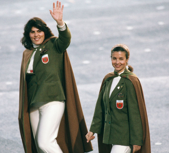 1992 female Olympians from Morocco and their capes