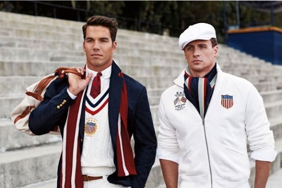 2012 USA Olympians and their scarves