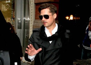 Brad Pitt in Scarves Image 3
