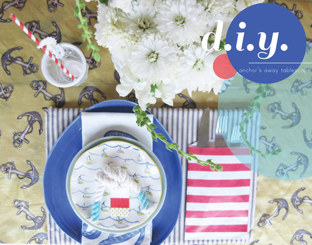 Anchors Aweigh summer soirée tablescape