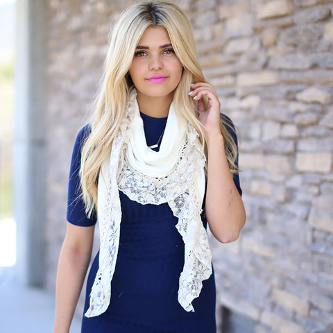 Girl With White Scarf