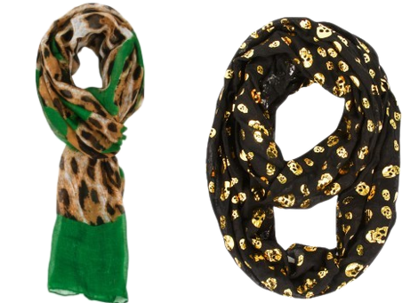 Grunge, Punk, Rock scarf trend